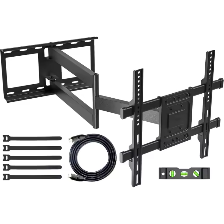 Soporte de Pared para TV con Brazo Artículo Extra Largo de 850mm Giratorio e Inclinable - 1