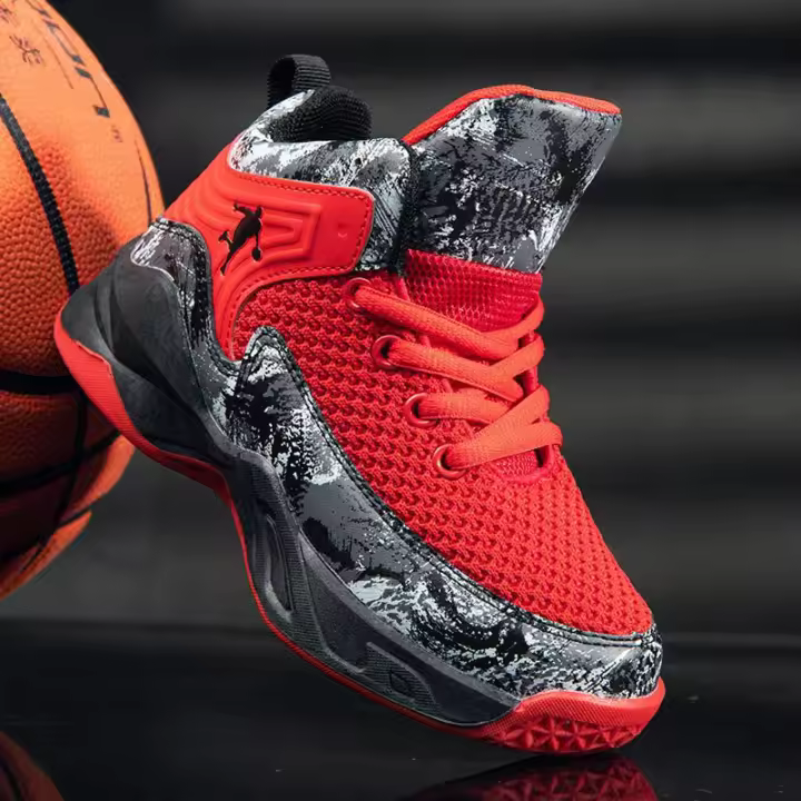 Zapatillas de Baloncesto para Niños Suela Gruesa, Antideslizante, Moda para Niños 2024 - 1