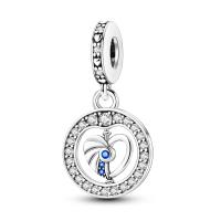 Cuentas colgantes de plata de ley 925 con diseño de vórtice de amor, cuentas colgantes en forma de corazón, pulsera original para hacer joyas, regalo del día de San Valentín - details 0