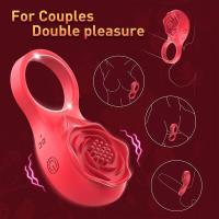Embalaje privado SEXY para hombres Control por aplicación Anillo de retardo de eyaculación vibratorio Masajeador de testículos masculino Vibrador Juguete sexual Parejas Productos para adultos - details 4