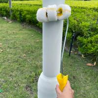 Rodillo de pintura para tuberías con kit de mango para tuberías de gas redondas, tuberías de agua, tuberías contra incendios, tuberías de valla o superficies arqueadas, 3 piezas micro finas y 3 piezas de rodillos de fibra rugosa alternativa - details 2