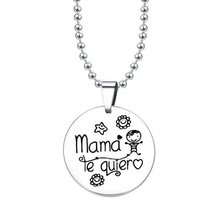 Pulsera y Llavero de "MAMA Te quiero" para mujer,creativo,joyería de moda,regalo de joyería,regalo del día de la madre - 1