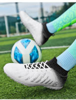 Zapatos de fútbol de tobillo alto para hombres, tacos largos para exteriores, zapatos de fútbol profesionales, zapatos de calcetín, TF/FG - details 28