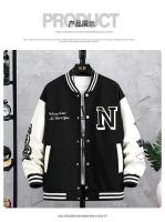 Chaqueta de béisbol holgada para hombre, pareja de estilo americano, top de escenario sual de marca de moda, otoño e invierno - details 5