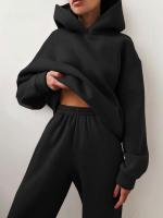 Suéter grueso de manga larga para mujer, moda casual de dos piezas, otoño e invierno - details 11