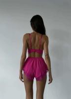 Conjunto de 2 piezas de ropa sexy, ropa interior Ence para mujer, pijama rosa elegante, ropa casual - details 11