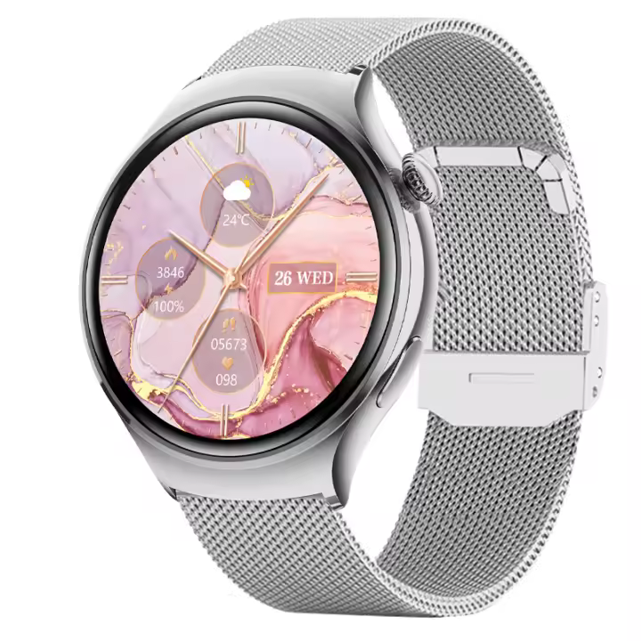 Reloj Inteligente Personalizado para Mujeres 2024 Resistente al Agua Bluetooth con Musicola Pulsera Táctil Completa Android IOS Reloj de Pulsera con Alarmón y Speaker Integrado - 1
