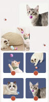HOOPET-Bola de juguete para gato, artefacto autocurativo y aburrido, palo de entretenimiento, resistente a las mordeduras, silencioso, para mascotas y gatitos - details 13