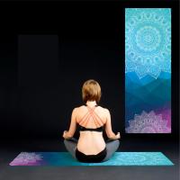 Estera de Yoga de TPE con Patrón de Loto Almohadilla Antideslizante para Adelgazar, Fitness, Gimnasia, Pilates Deportes y Salud - details 16