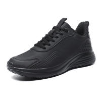 Zapatillas deportivas con amortiguación de cuero de gran tamaño, zapatillas informales ligeras para hombre, zapatos para hombre de otoño e invierno - details 1