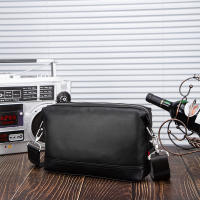 Bolso de hombro de gran capacidad para hombres, nuevo bolso informal de moda para hombres, bolso de mensajero de cuero versátil, bolso de embrague multifuncional para hombres - details 2