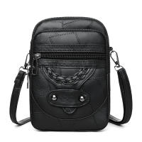 Bolso cruzado para mujer, bolso de hombro con nueva textura, bolso para teléfono móvil, bolso pequeño retro de cuero suave y elegante a la moda para maduras - details 2
