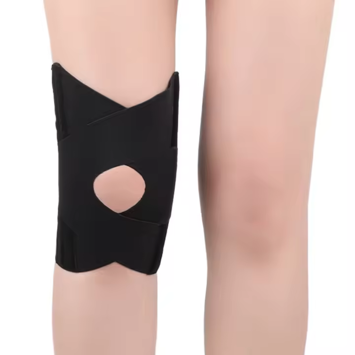 Rodillera de compresión con Protector de rótula, soporte de resorte, rodillera deportiva elástica, soporte de rodilla profesional ultrafino, pelota de tenis - 1