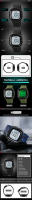 Reloj Deportivo Digital SKMEI Cuadrado Para Hombres con Correa de Cuero PU Banda Ancho 22mm Movimiento Digital Carreras Crónicas 12/24 Horas - details 2