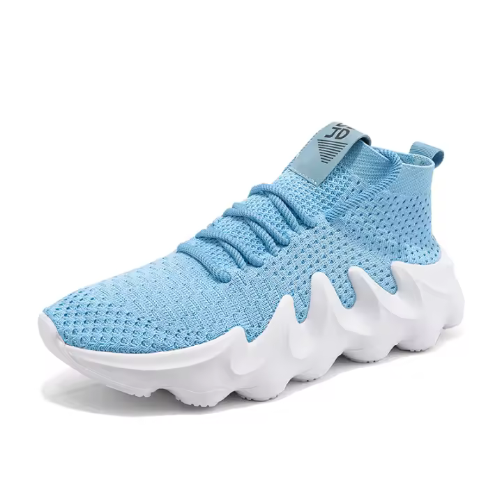 Zapatillas de correr sin cordones para hombre, tenis para caminar, zapatillas deportivas informales de malla transpirable, zapatos deportivos de trabajo ligeros - 1