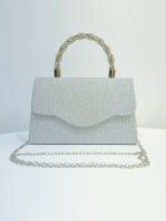 Nuevo bolso de mujer para banquete, bolso de cena brillante, fiesta, bolso cuadrado pequeño con incrustaciones de diamantes, bolso bandolera. - details 11