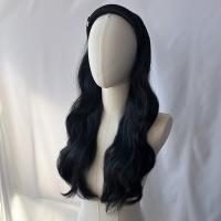 Pelucas de diadema sintéticas de estilo coreano, postizos de aro para el cabello, peluca de media diadema, Clip sintético en pelo largo y rizado ondulado para fiesta - details 9