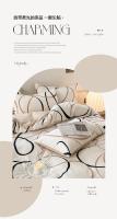 Juego de ropa de cama de algodón de alta calidad, funda de edredón individual, doble, tamaño Queen, juego de ropa de cama con estampado - details 1