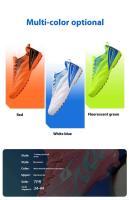 Zapatos de hombre de alta calidad con diseño de uñas rotas, zapatos de fútbol transpirables, fútbol sala juvenil, fanáticos de los deportes cruzados - details 3