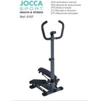 Máquina de Step lateral fitness Pantalla LCD, 4 funciones, ejercicio en casa, escalera compacta, pedales antideslizantes, altura ajustable - details 1