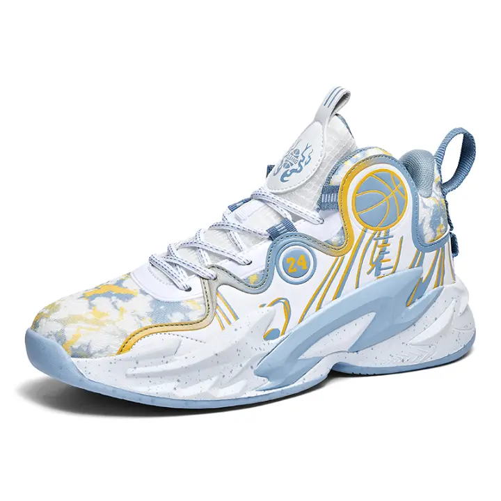 Zapatos de baloncesto de marca para hombre, zapatillas deportivas antideslizantes transpirables para niños jóvenes, zapatillas deportivas Retro Unisex para exteriores - 1