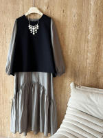 Tela Luxi Tencel ~ vestido de cola de pez con sensación de diseño francés primavera nueva falda larga suelta y suave 3627 - details 47