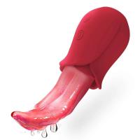 Juguetes sexuales sexis para adultos, vibrador para lamer lengua y pezón, masturbación femenina, punto G, estimulador de vibración Anal, consolador de penetración - details 0