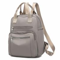 Mochila Oxford impermeable de gran capacidad para mujer, Bolsa Escolar de viaje para adolescentes, paquete negro Simple, nueva moda - details 15