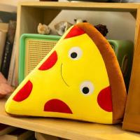 Cojín Creativo de Peluche de Hamburger Suave y Esponjoso Regalo de Cumpleaños para Niños Diseño Francés de Fritos y Pizza Unisex - details 2