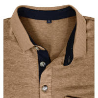 Camiseta Polo Básica de Manga Larga con Solapa para Hombre - details 4