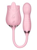 Vibrador de Lengüaje Potente Estimulador de Clítoro y Pezón Diversión Adulta 2 en 1 - details 5