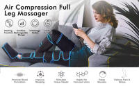 Masajeador de piernas con presión de aire para relajación muscular y drenaje líquido 360 °   Promueve la circulación sanguínea - details 3