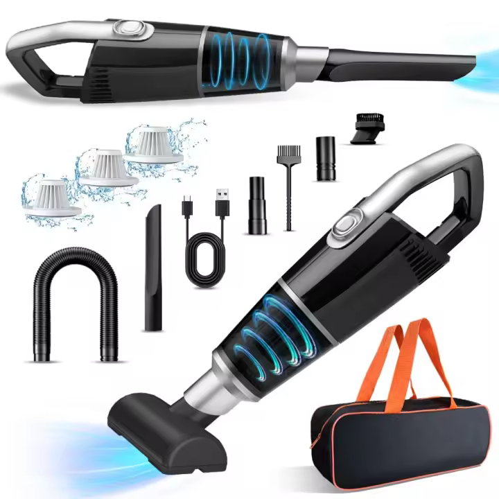 Aspiradora de Coche Inalámbrica de Alta Potencia 9000PA con Batería para Limpieza Profunda Portátil Aspiradora Pequeña para Coche Oficina Hogar Traje - 1