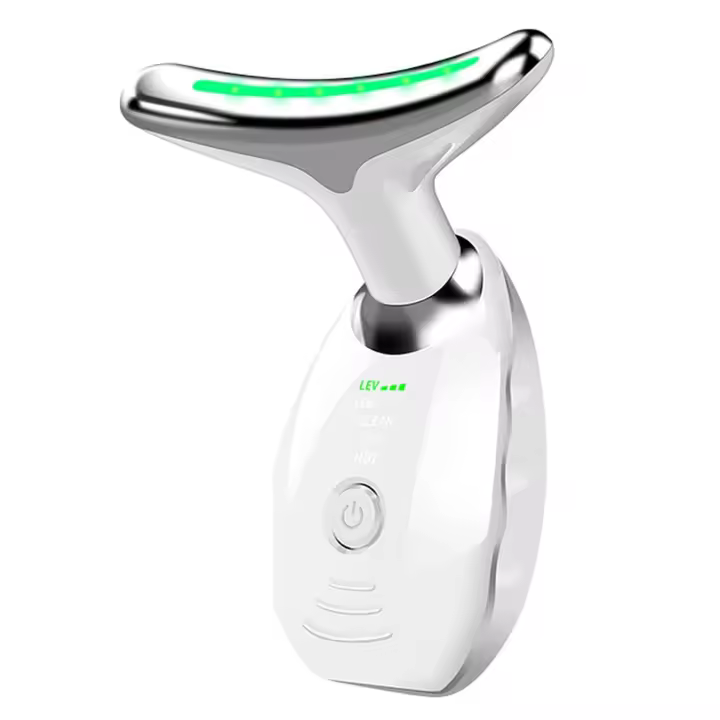 Masajeador Facial Terapia de Luz Roja, 3 Modos de Masaje, Vibración y Calor para Cuidado de la Piel - 1