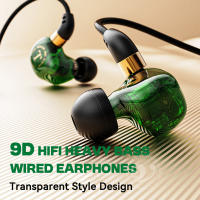 Auriculares con cable 9D envolvente HIFI de graves pesados, auriculares de música dinámica con micrófono, auriculares intrauditivos con cable de 3,5 MM para juegos de carreras - details 2