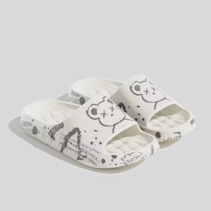 Nuevo desgaste exterior interior hogar antideslizante zapatillas geniales. - 1