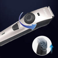 Kemei-recortador de barba largo para hombres, batería recargable para el cuidado del cabello, Dial de precisión, 41 ajustes de longitud para cortar Detalles - details 6