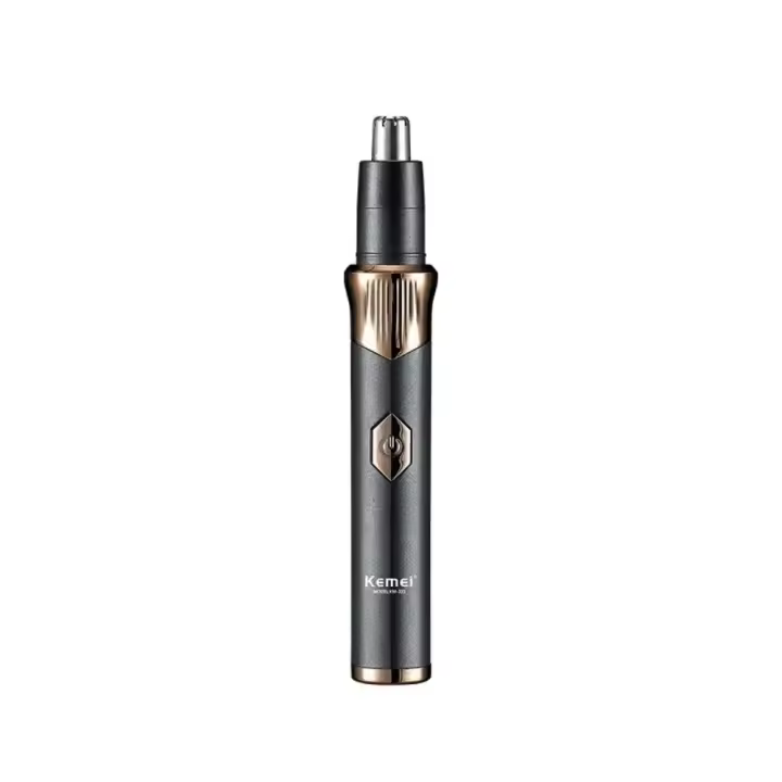 Kemei-cortadora de pelo eléctrica recargable para orejas y nariz, recortador de cejas profesional indoloro para hombres y mujeres, carga rápida TYPE-C - 1