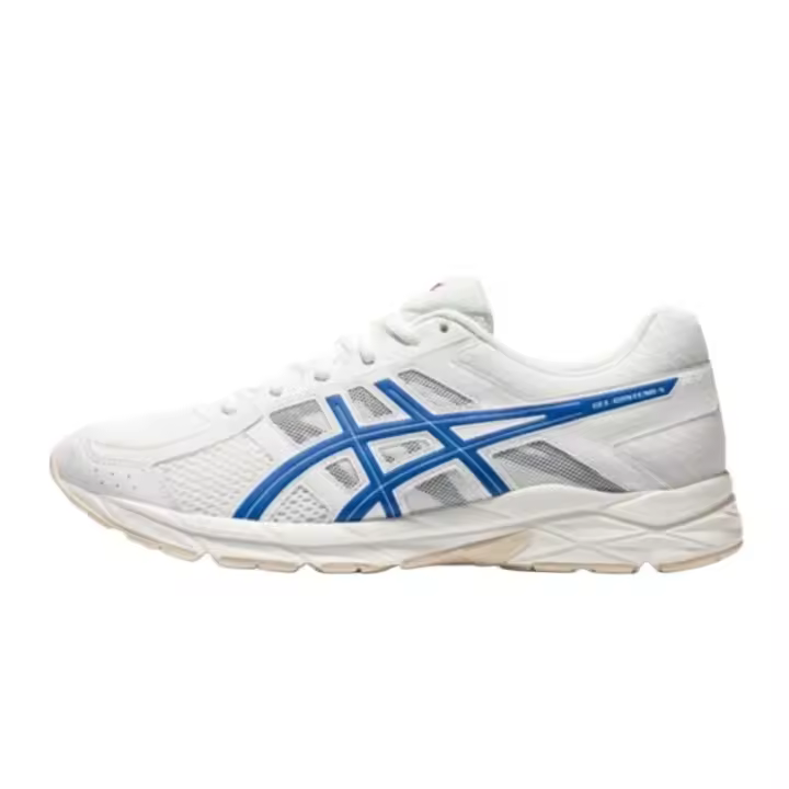 Leten 100% genuino Gel-Contend 4 Zapatillas Blancas Azules Unisex Entrenamiento Correr Zapatos Cómodos - 1