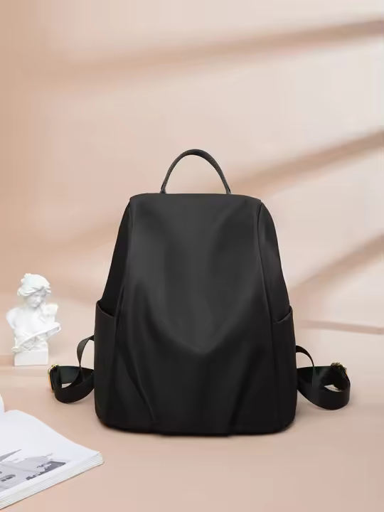 Mochila multifuncional de gran capacidad, bolso Oxford impermeable antirrobo portátil para mujer con correa ajustable para uso informal - 1