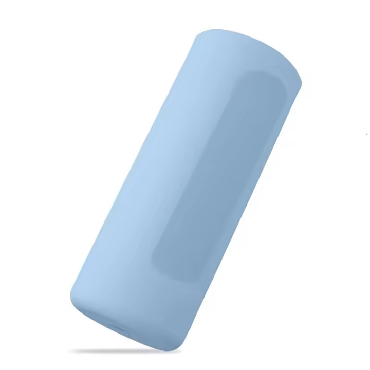 Bota de botella de agua de silicona para Owala 24oz, funda protectora de fondo antideslizante, cubierta azul - 1