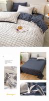 Juego de Ropa de Cama de Algodón Puro de Alta Calidad para el Hogar con Funda de Edredón de Manga Reina 100% Algodón Amigable con la Piel con Sábanas y Fundas de Confort - details 28