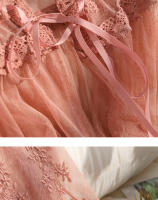 Camisón con tirantes sexy, lencería de encaje, conjunto de falda de coqueteo de seducción - details 11