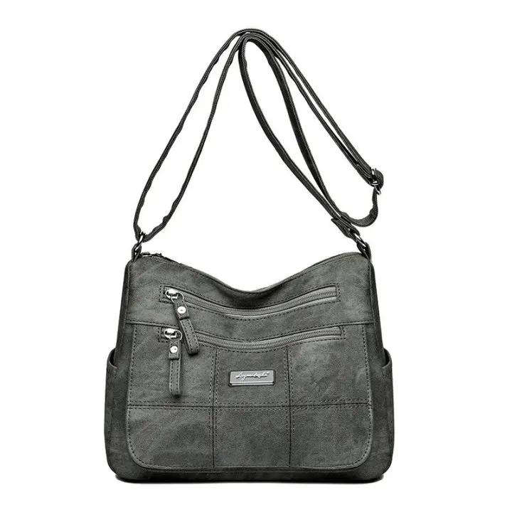 Bolso bandolera de lona para mujer de moda, bolsos de hombro de diseñador para Ladie Old Money Messenger Handbags - 1
