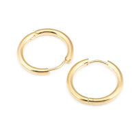 Aretes de Cuerda de Metal Dorado de 18K Diseño Redondo Rectangular de Alta Calidad - details 43