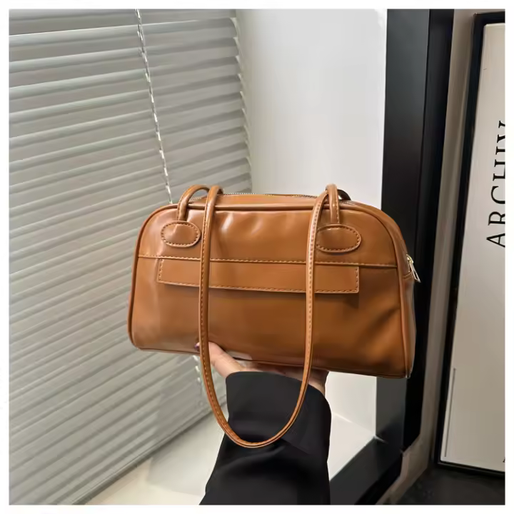 Bolso de Tiro de Gran Capacidad con Múltiples Bolsillos Diseño de Nicho para Mujeres - 1