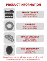Equipo de Entrenamiento para Antebrazo y Muñeca con Ejercitador de Potencia para Deporte y Fitness Equipamiento de Lucha con Asa - details 8