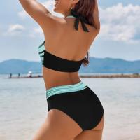 Bikini con estampado floral para mujer, traje de baño de dos piezas, de cintura alta, para adolescentes - details 30