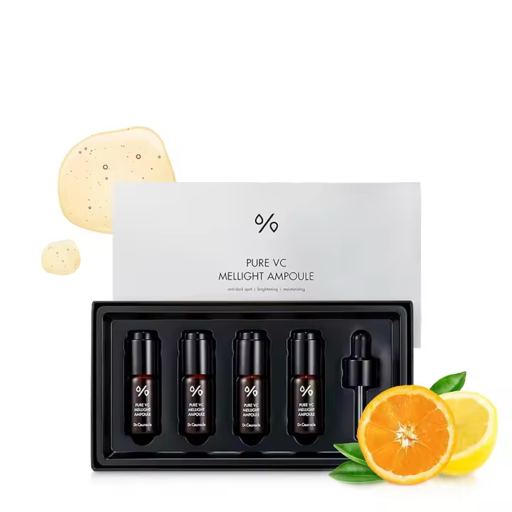 Dr.Ceuracle by leegeehaam Pure VC Mellight Ampoule - Suero facial con vitamina C, programa de una semana para antioxidante, reafirmante, clarificante, - 1
