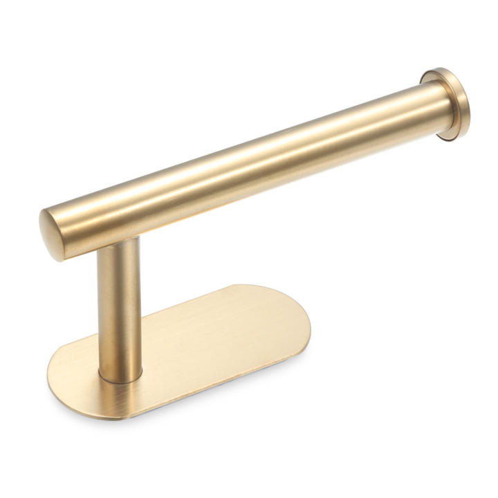 Soporte de pared para decoración, gancho adhesivo sin perforación, accesorios de baño, estante de almacenamiento para papel higiénico, portarrollos